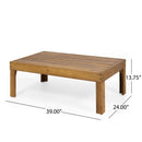 Outdoor 4 Seater Acacia Wood Chat Set With Wicker Accents And Cushions by HouseOfZazla