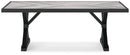 Beachcroft - Rect Dining Table W/Umb Opt