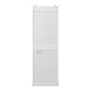 Freestanding Bathroom Vanity Tall With Damping Hinge Doors, Adjustable Shelves - White by HouseOfZazla