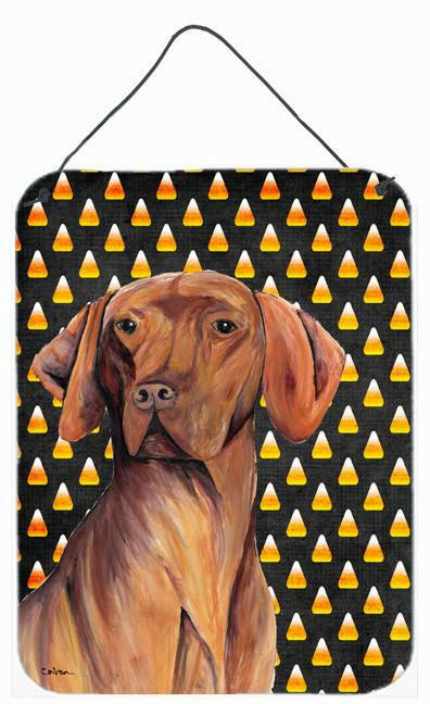 Vizsla Candy Corn Halloween Portrait Wall or Door Hanging Prints