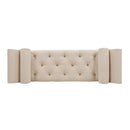 Alma - Tufted Flared Arm Entryway Bench by HouseOfZazla
