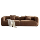 Sectional Sofa With Durable Fabric, Solid Wood Frame, And High Density Sponge Fill by Unique Piece Furniture