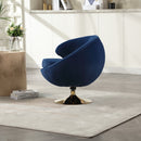 360 Degree Swivel Cuddle Barrel Accent Chairs, Round Armchairs with Wide Upholstered, Fluffy Fabric Chair for Living Room, Bedroom, Office, Waiting Rooms