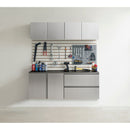 Nova Series - Garage Cabinet Set C - Metallic Gray by HouseOfZazla