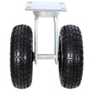 10 in Dual Air Wheels Swivel Caster, 660LBS Load Capacity by HouseOfZazla