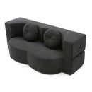 2-in-1 Folding Sofa Bed with Pillow
