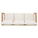 Outdoor 3pcs Acacia Sectional Patio Sofa Set