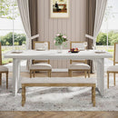 Large Rectangular Kitchen Table by HouseOfZazla