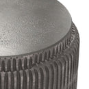 Juno - Cast Aluminum Side Table - Black by HouseOfZazla
