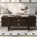 Modern Rectangle Coffee Table With Four Drawers by HouseOfZazla