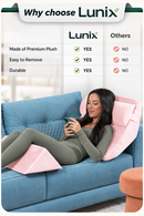 Cover Set Only for LX6, Pink Plush, Pillows and Foam not Included