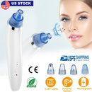 Electronic Blackhead Remover Vacuum Suction Facial Acne Pore Cleaner Blackhead Extractor Tool Device with 4 Heads