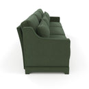 Elegant Sofa With Ergonomic Design And Lumbar Pillows by HouseOfZazla