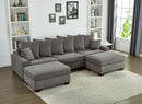 5 Seater Oversized Convertible L & U Shaped Couch by Unique Piece Furniture