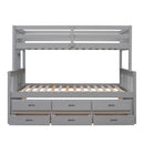 Bunk Bed With Twin Size Trundle And Drawers by HouseOfZazla