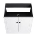 Modern Freestanding Bathroom Vanity With Soft Close Cabinet Doors by HouseOfZazla