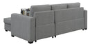 Pensole - Reversible Pop - Up Sleeper Sectional by Unique Piece Furniture