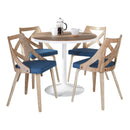 Dakota Charlotte - 5 Piece Dining Set Contemporary by HouseOfZazla