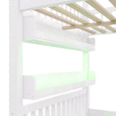 House Bed With Built-In LED Shelf Light