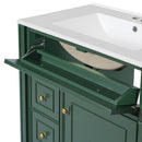 Bathroom Vanity Cabinet With Sink, Soft Close Doors With Door Organizer by HouseOfZazla