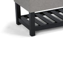Saxon - Upholstered Transitional Storage Ottoman Bench by Unique Piece Furniture