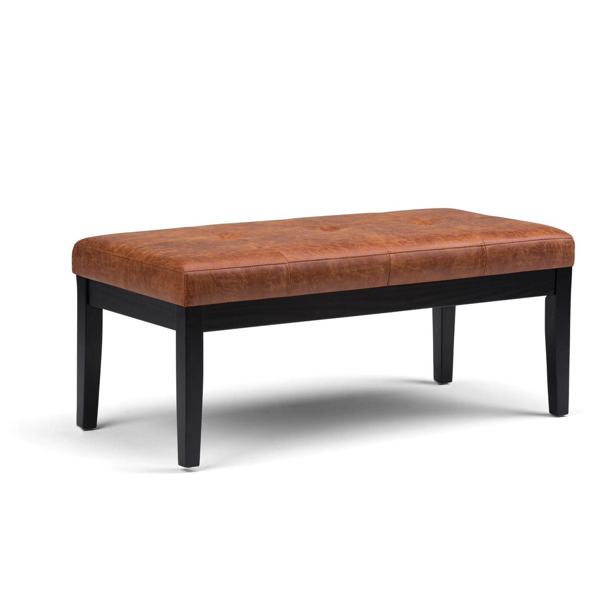 Lacey - Upholstered Tufted Ottoman Bench, photo 4 of 21