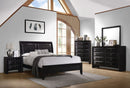 Briana 8-drawer Dresser with Mirror Black