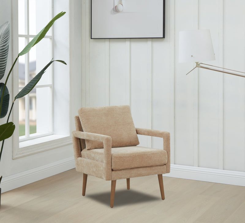 Walker Edison | Mid-Century Chenille Accent Chair