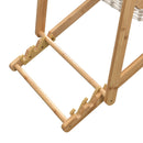 Bamboo Weaving Chair Set With Handwoven Rope For Patio And Living Spaces - Natural by HouseOfZazla