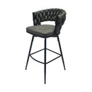 Bar Stool 360 Swivel With Back Footrest by HouseOfZazla