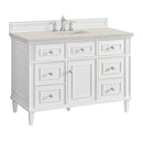 James Martin Lorelai 48" Single Bathroom Vanity, Bright White