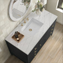 James Martin Myrrin 48" Single Bathroom Vanity, Carbon Oak