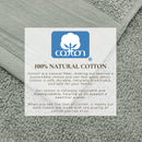 Cotton Linen-Like Border 6-Piece Towel Set - Priya Collection by Great Bay Home