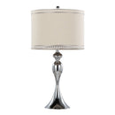 Ashland - Contemporary Table Lamp With Trim (Set of 2) - Polished Chrome / Cream