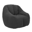 Comfy Bean Bag Chair With Memory Foam Filler, Tufted Soft by Unique Piece Furniture