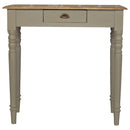 Solid Wood Hand Painted Writing Desk, 1-Drawer
