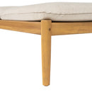 Riviera Outdoor Chaise Lounge with Wheels, Acacia Wood Frame (Set of 2) by HouseOfZazla