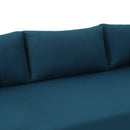 Claremont 3 Seater Daybed Teak Acacia Wood Water Resistant Cushions by HouseOfZazla