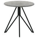 Hadi - Round End Industrial Design With Round Shape - Gray by HouseOfZazla