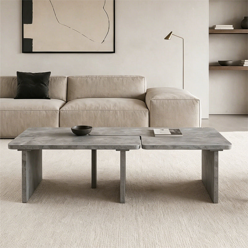 Modular Concrete Coffee Table Set of 2, photo 3 of 10