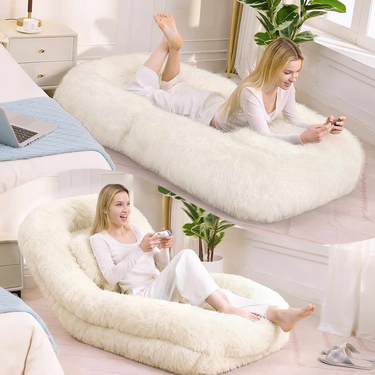 Human Dog Bed & Lazy Sofa