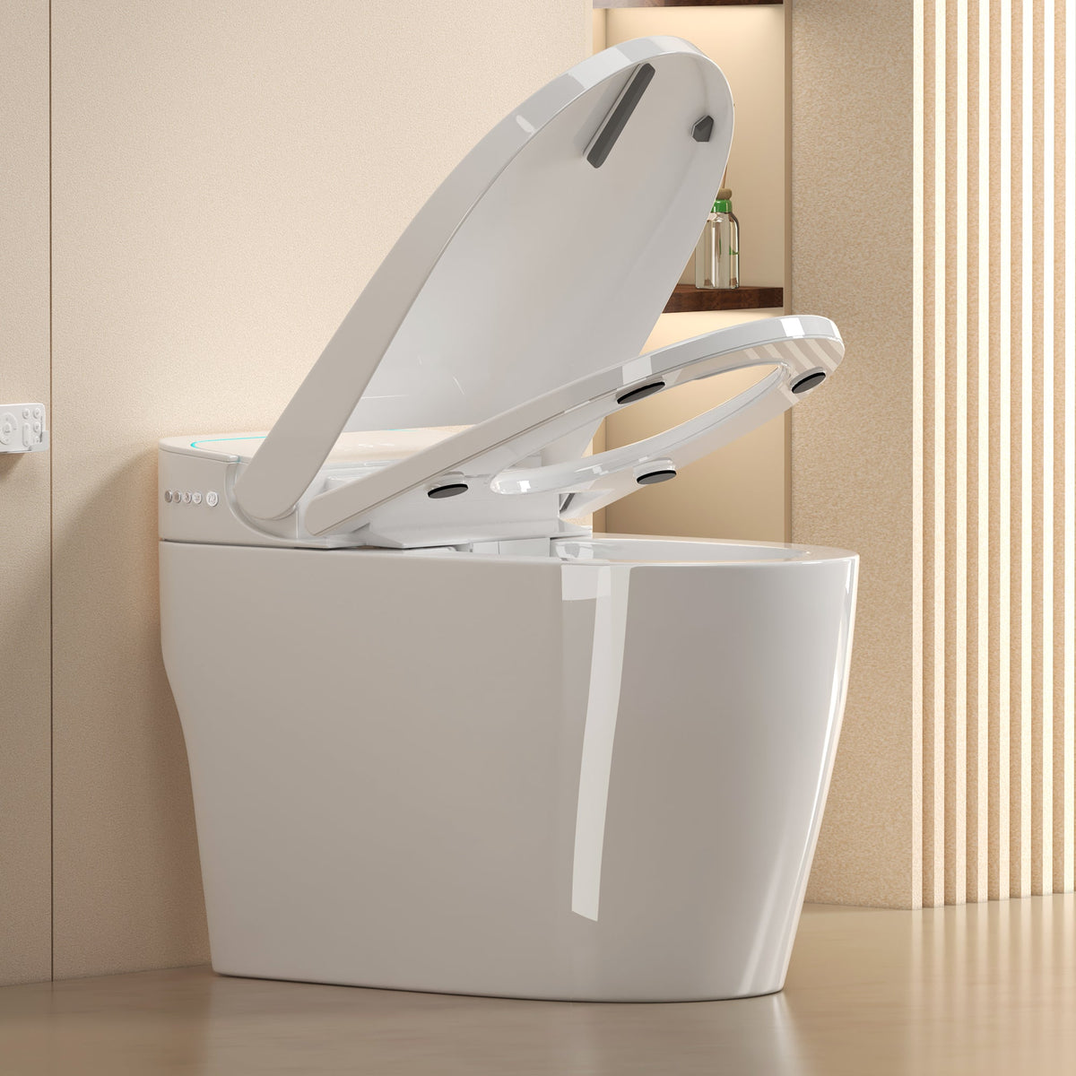 Unique Smart One-Piece Toilet with Bidet and Auto Seat, photo 4 of 10