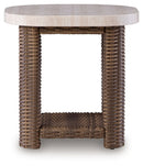 Dolan Creek - Square End Table - Beige / Brown by Unique Piece Furniture