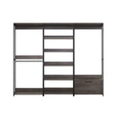 Monica - Walk-In Closet System With Modular Design - Rustic by HouseOfZazla
