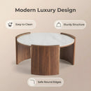 Modern Round Sintered Stone Coffee Table