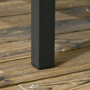 3 Piece Patio Rocking Chair Set, Outdoor Wicker Bistro Set with 2 Cushioned Porch Rockers and 2 Tier Coffee Table for Garden, Porch, Backyard, Light Gray