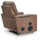 Lorrenton - Glider Power Recliner With Audio System - Caramel by Unique Piece Furniture