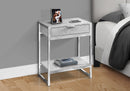 Accent Side Table, Storage Drawer, Spacious Tabletop by HouseOfZazla