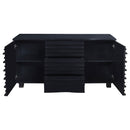 Monette - 3 Drawer Server Sideboard - Black by HouseOfZazla