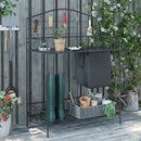 Outsunny Folding Potting Bench Table